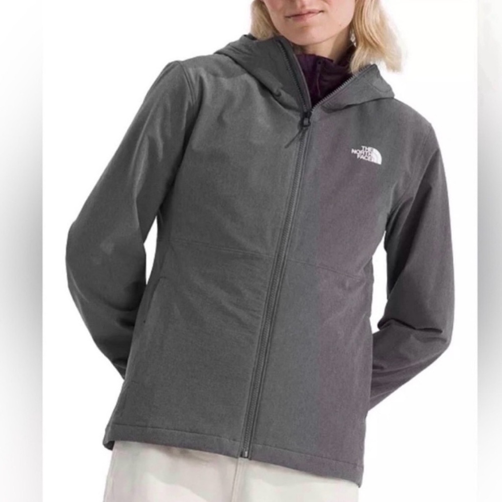 The North Face Shelbe Raschel Windwall Hoodie Fleece Lined Jacket -Small - EUC